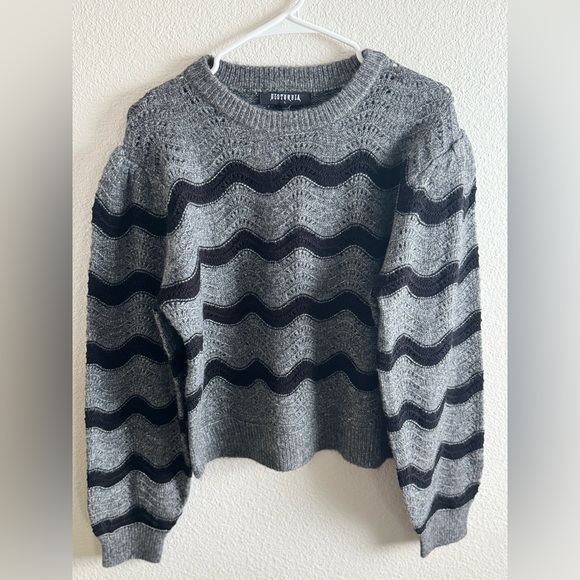 Disturbia Sweaters - NWT Disturbia: Nave Cotton Stripe Knit Sweater